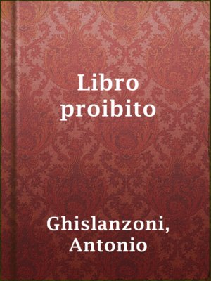cover image of Libro proibito